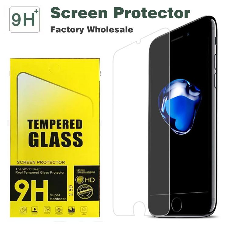 YSH Cell Phone Accessories 100 PCS 9H 2.5D Tempered Glass Film for iPhone Xs Max Tempered Glass Film for iPhone 