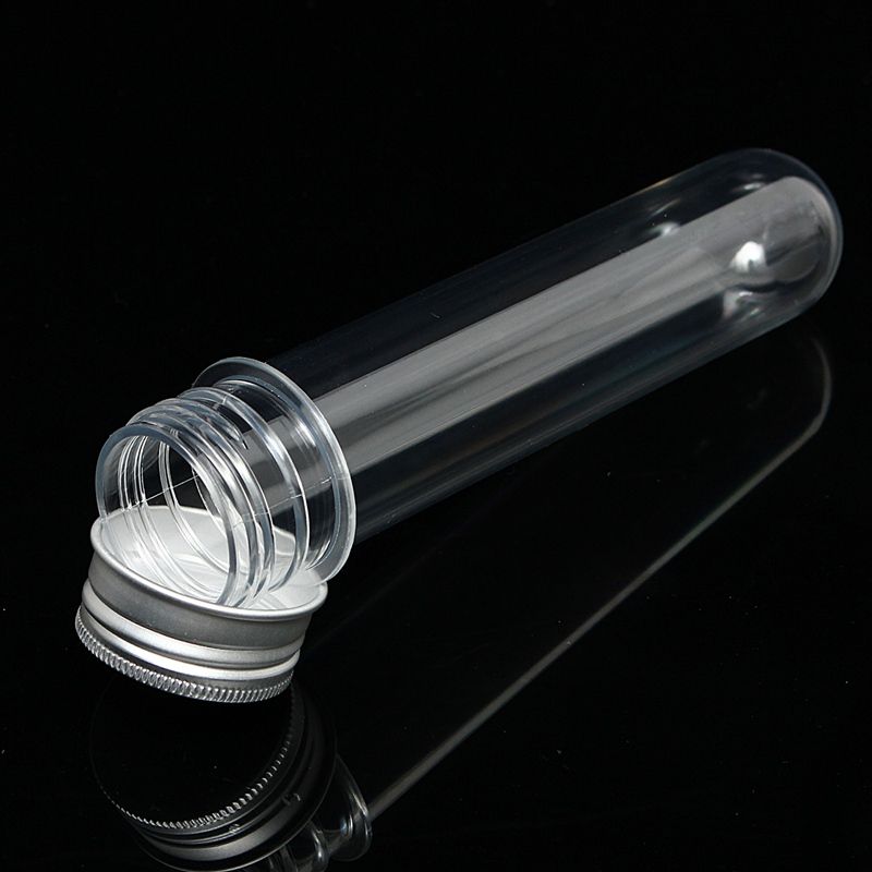 Download 2020 Excellent 100ml Plastic Clear Sealing Test Tube With Aluminum Cap Test Tubes U Shape School ...