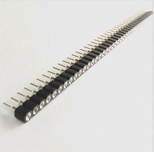 Strip Tin PCB Panel Female IC Breakable 40 pin 2.54mm Row Round Header Socket