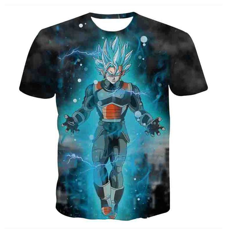 Nuevo Dragon Ball Z Camisetas Moda De Verano Para Hombre Impresión En 3D  Super Saiyan Son Goku Negro Zamasu Vegeta Dragonball Camiseta Tops Camiseta  De 9,26 € | DHgate