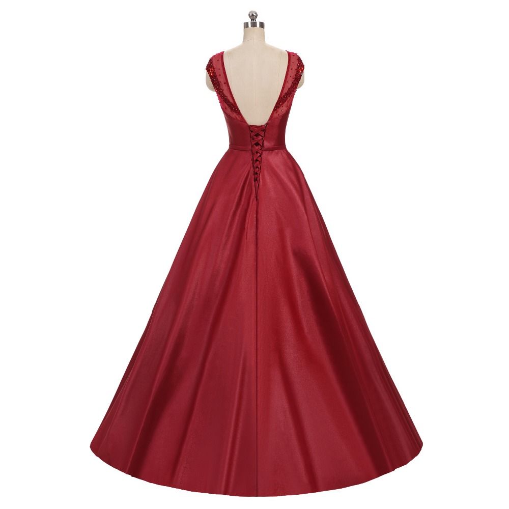 sleeveless gown design