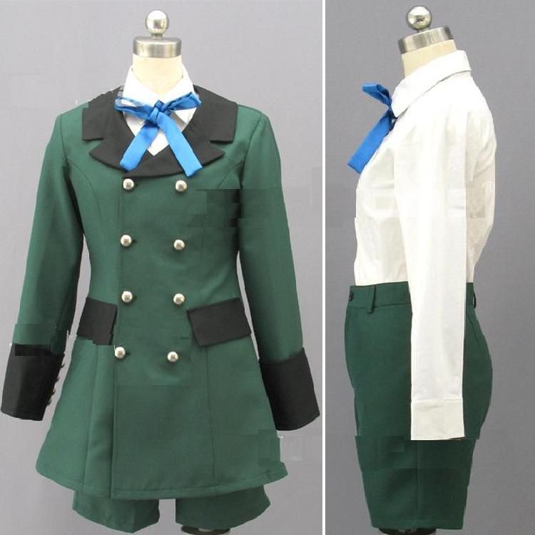 Grosshandel Anime Black Butler Kuroshitsuji Ciel Phantomhive Cosplay Kostum Emboitement Green Party Wear Set Halloween Kleidung Set Von Swallow2014520