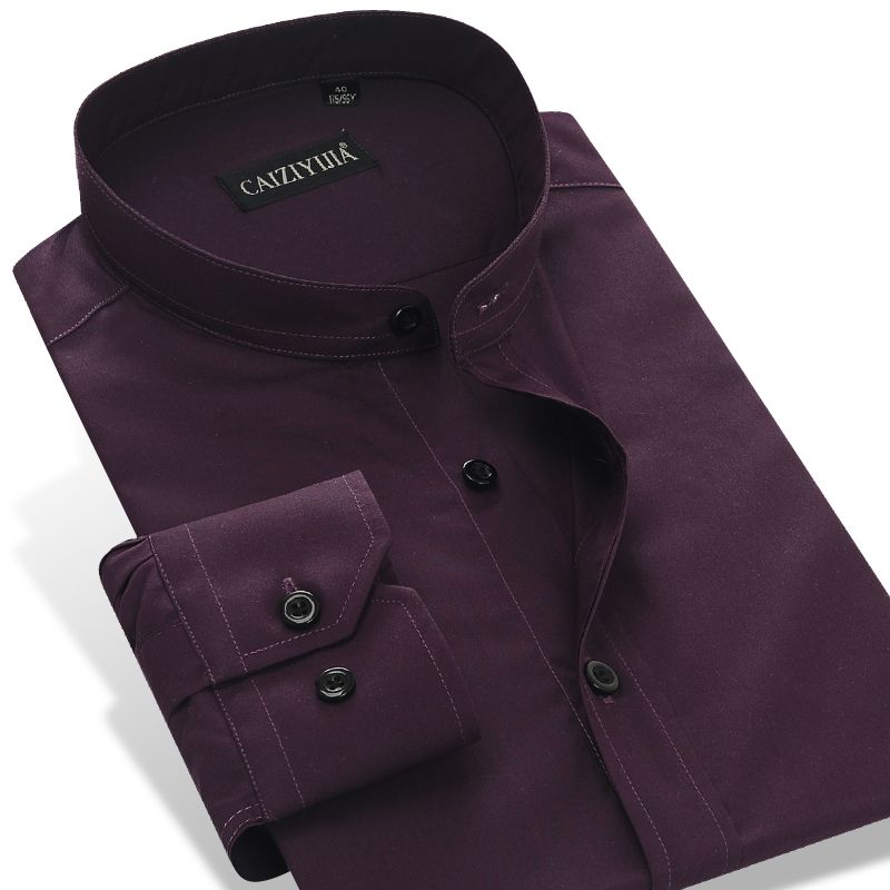 mens purple formal shirt