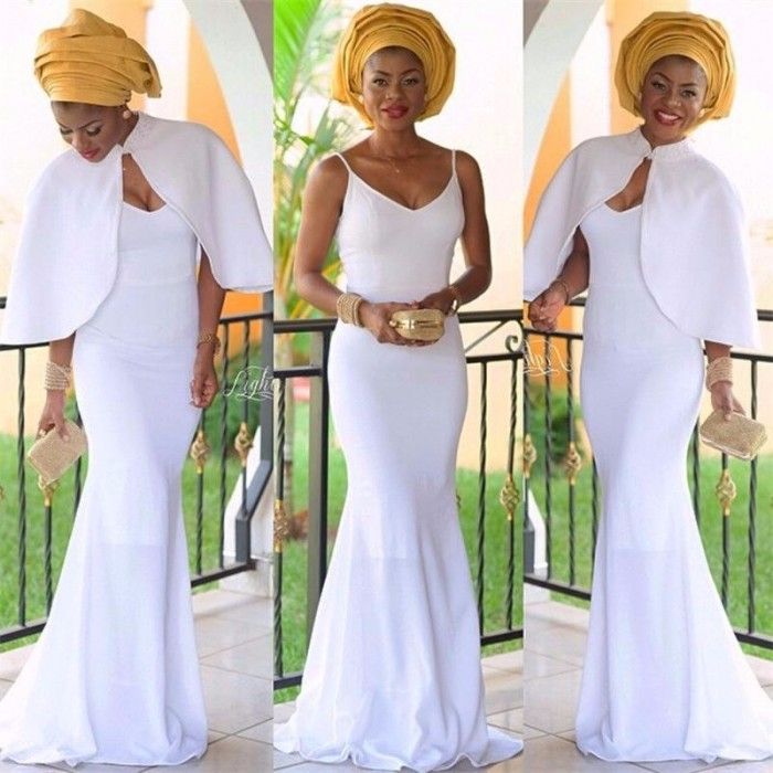 white nigerian dress