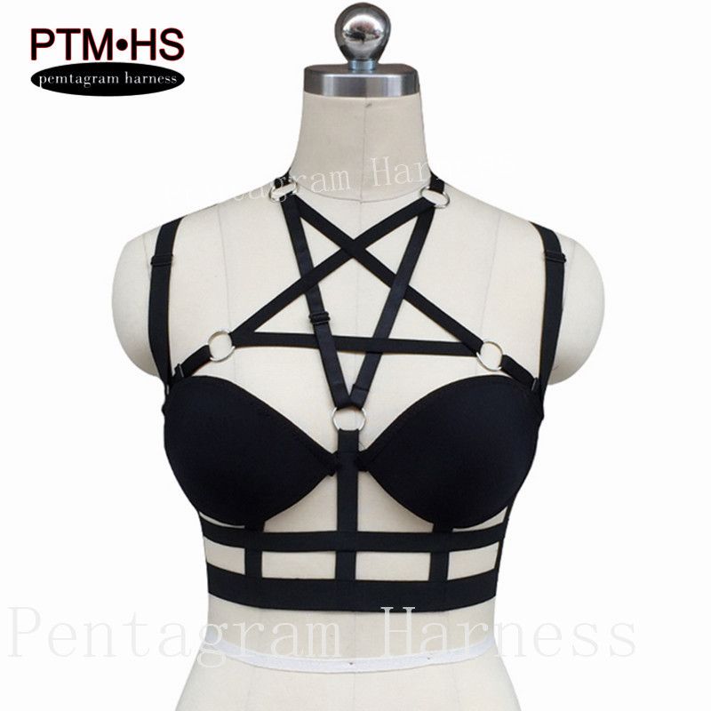 strappy caged bralette