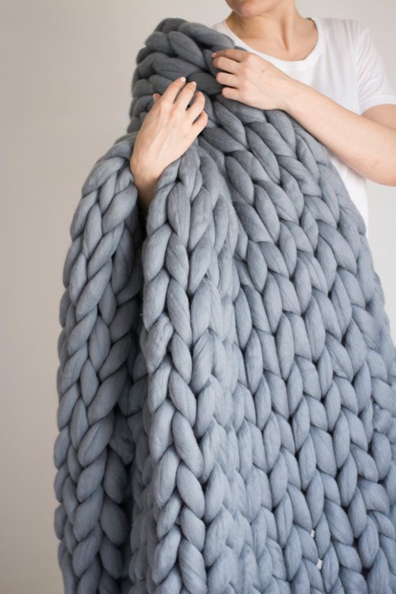 giant arm knit blanket