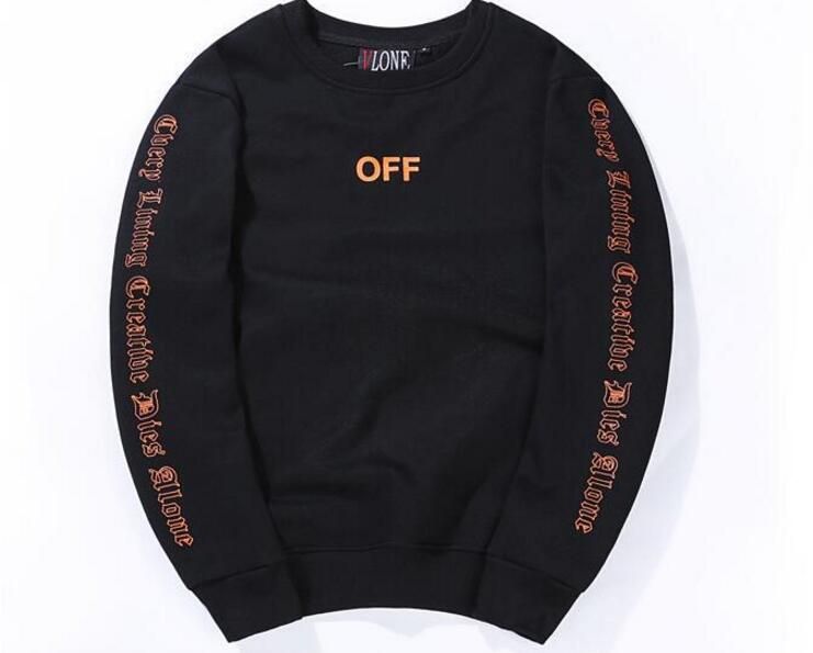 vlone x off white crewneck