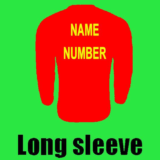 Long sleeve with name number