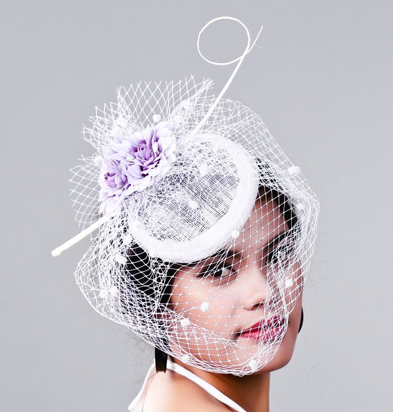 Women Chic Fascinator Hat Cocktail 