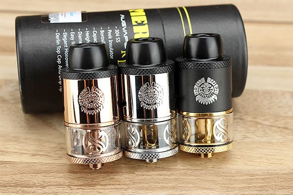 Merlin RDTA Tank Elegant Hollowed Out Logo Stainless Steel 24mm Diameter 3.5ml Capaticy Easy To Wick And Refill Vaporizer Ijoy Combo RDTA Best Atomizers Oil Atomizer From Army111, $12.07| DHgate.Com