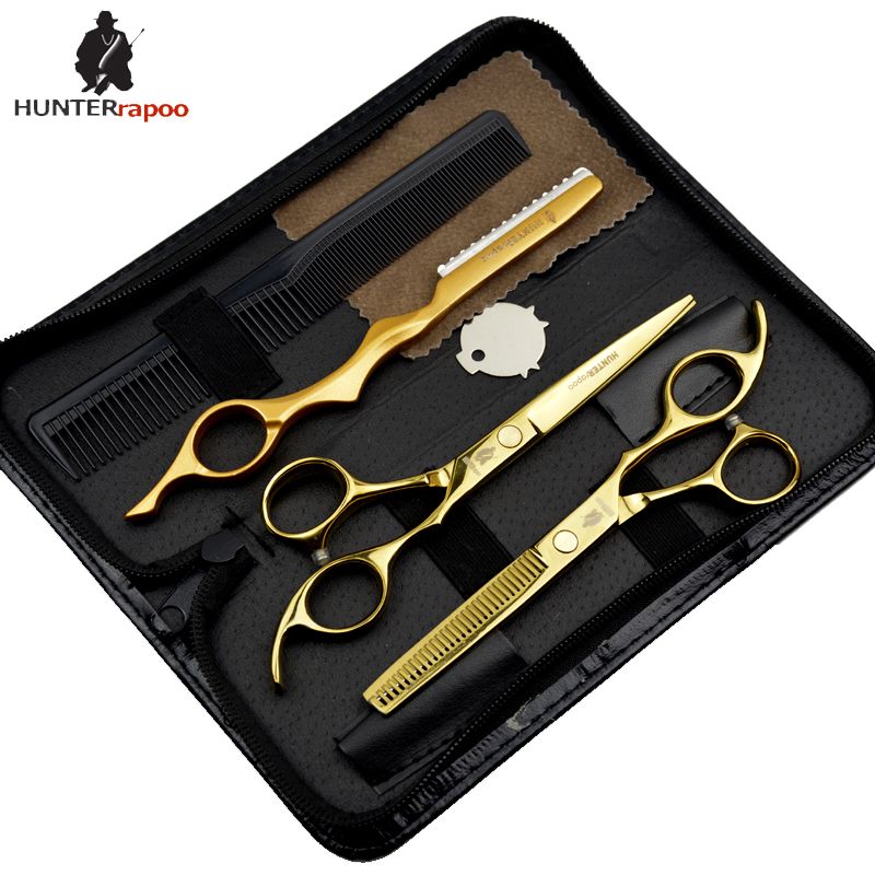 2019 6 Professional Hair Cutting Shears Japan 440c Steel Barber Scissors Set HT9128 Hairdresser Shop Supplies Products Salons Kit From Syzhangfan,