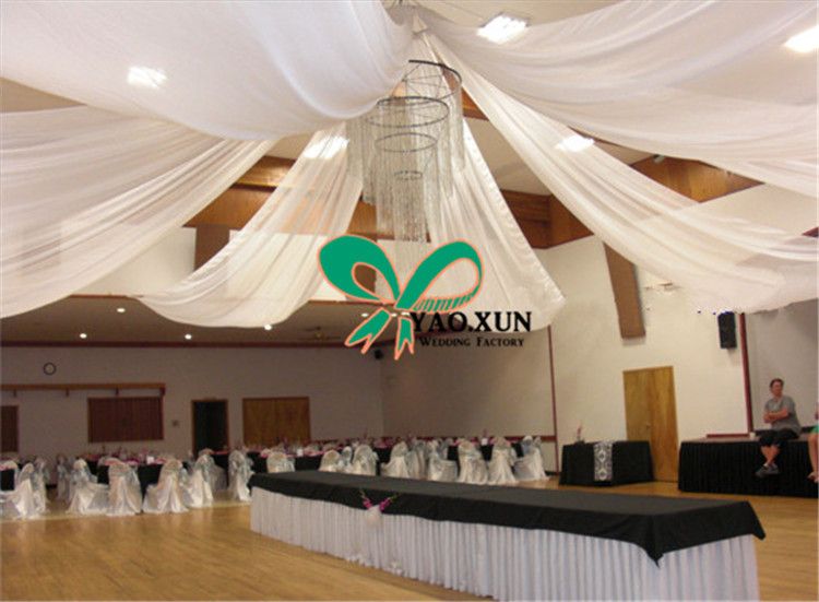 2020 Ice Silk Wedding And Party Decoration Roof Ceiling Fabric Canopy Drapery From Yaoxun5825 118 9 Dhgate Com