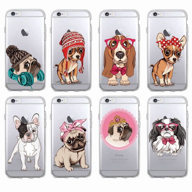 Mascotas Perro Amante Doodle perros raza Collage Pata Pug Funda De Teléfono Abatible de Cuero Mascotas Perro Amante Doodle perros raza Collage Pata Pug Funda De Teléfono Abatible de Cuero