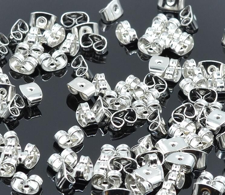 Butterfly Silvery 100pcs / 50pairs