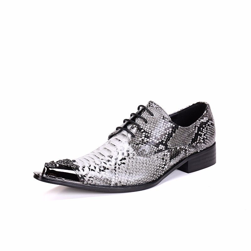 mens snakeskin dress boots