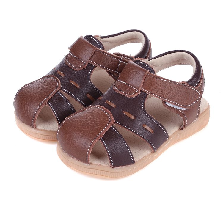 baby boy leather sandals