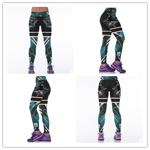 Grosshandel San Jose Sharks Sport Yoga Hosen Sexy Push Up Hockey Team Legging Teal Grun Elastische Hohe Taille Fitness Laufhose Damen Weiss Von Gemma Yong 11 32 Auf De Dhgate Com Dhgate