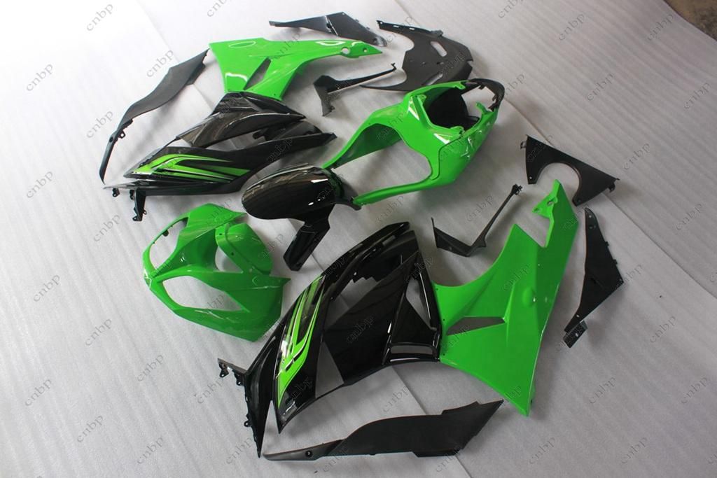 Body Kits Zx6r 2009 Fairing Kits Ninja Zx 6r 09 10 Green Black ABS