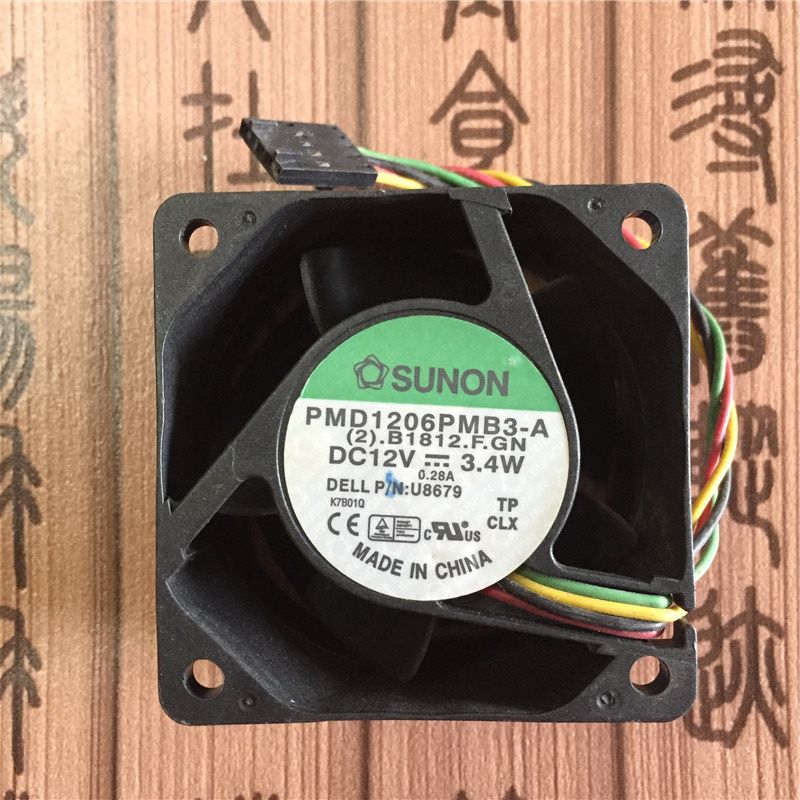 For SUNON PMD1206PMB3-A 12V 3.4W 0.28A 60*38mm cooling fan 4pin