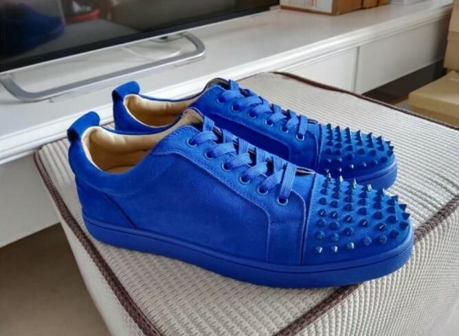 mens blue suede sneakers