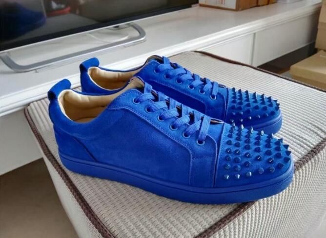 blue designer shoes