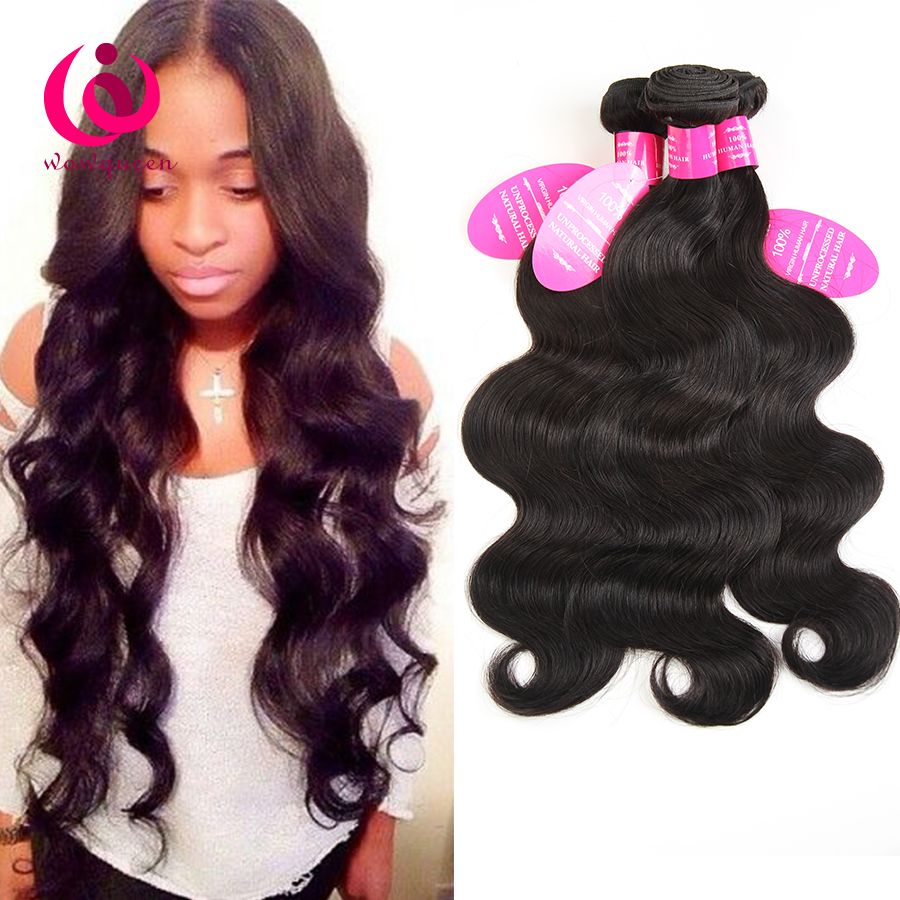 Brazilian Weft Hair Body Wave 3bundles Double Weft Wow Queen Hair