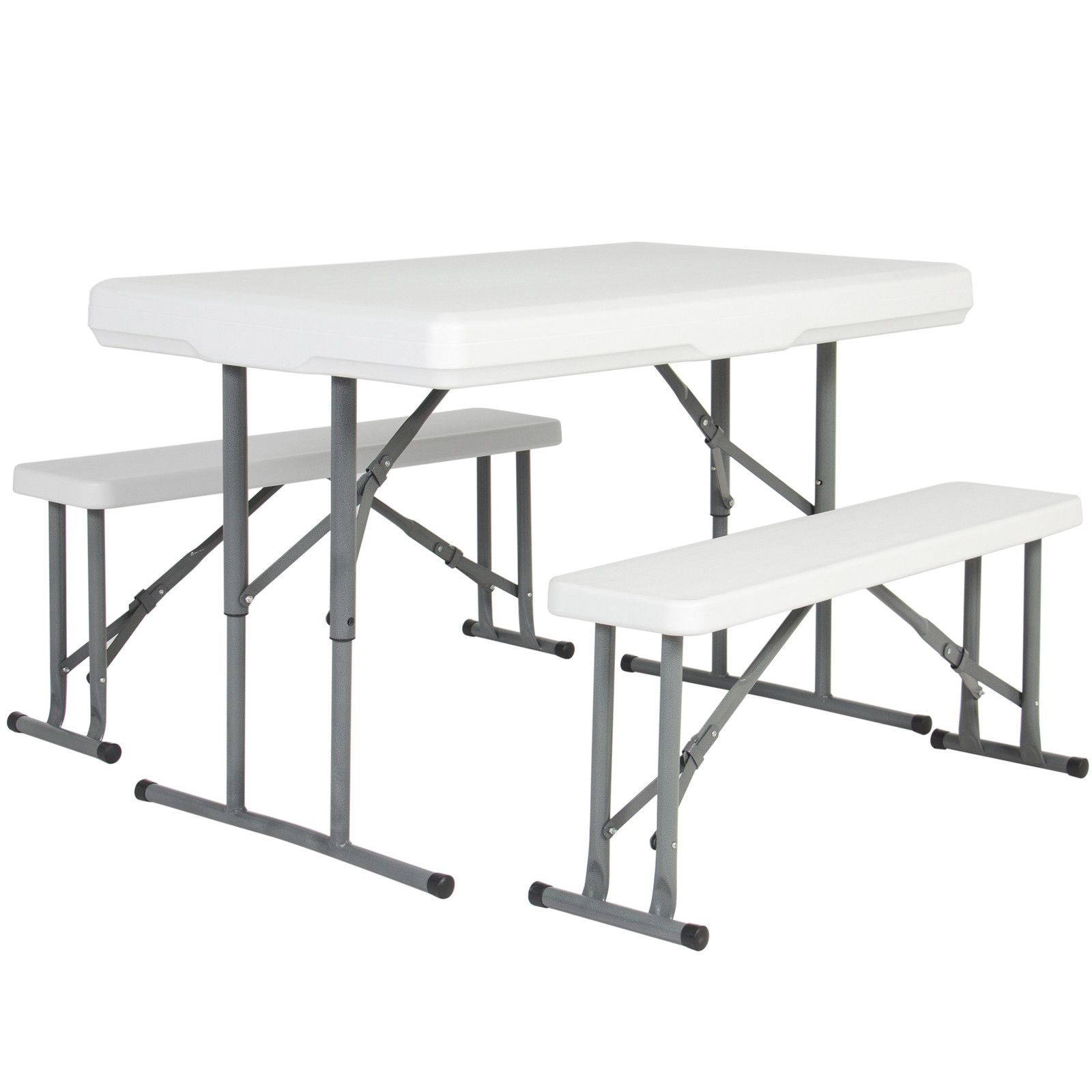 2019 Folding Table Benches Portable Indoor Outdoor Picnic Party