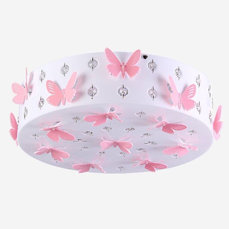 2020 Romantic Butterfly Girls Room Ceiling Lamp Fashion Led