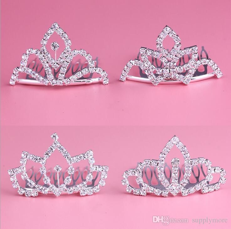 princess crown hair clips
