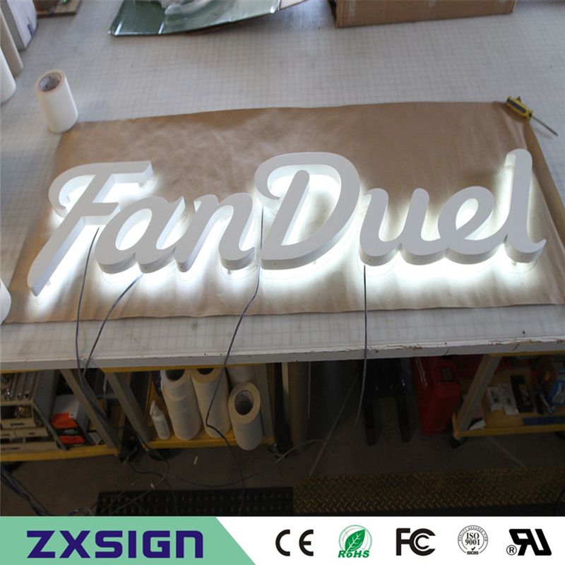 2021 Factory Outlet Outdoor Illuminated Stainless Steel LED Letter For