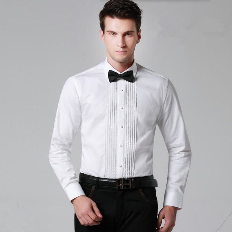 white formal dinner shirt