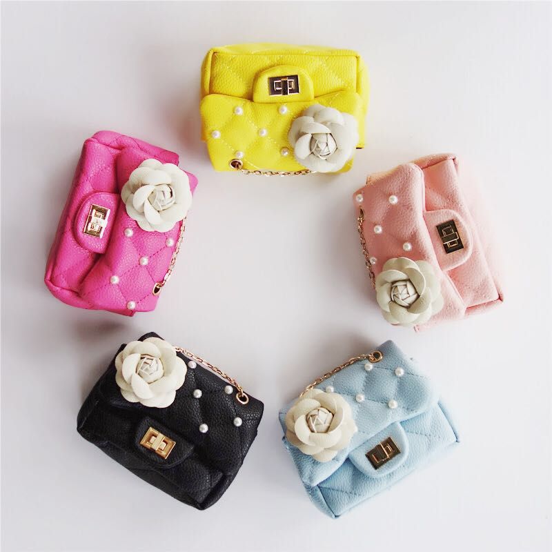 Welcome Fox Flower Garden Deluxe Printing Small Purse Portable Receiving Bag