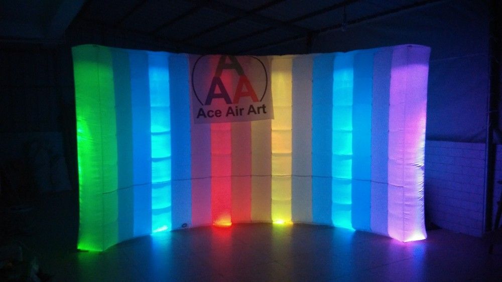 dj table with lights