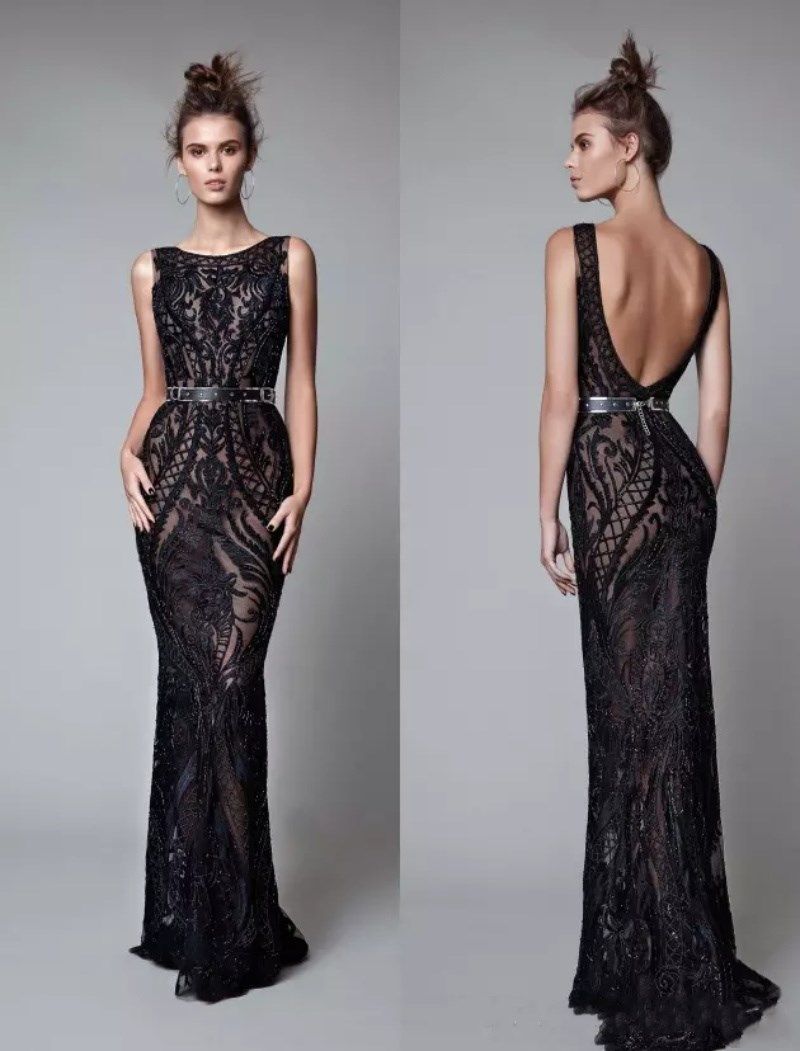 backless party gown