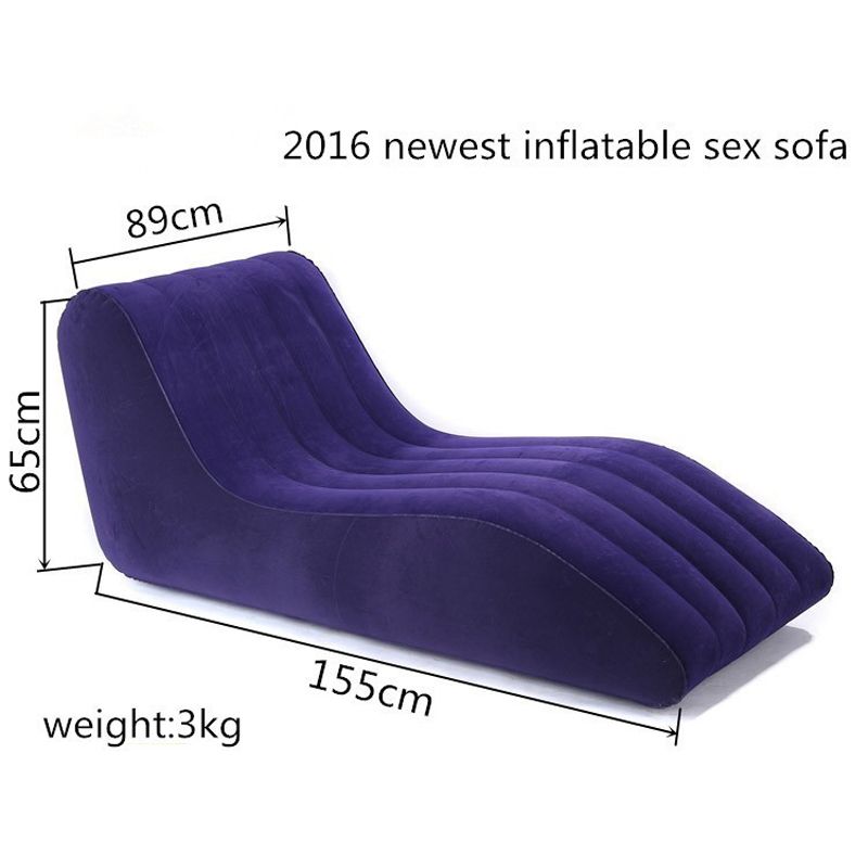S Type Sex Cushion Inflatable Sofa Chair Furniture For Couples