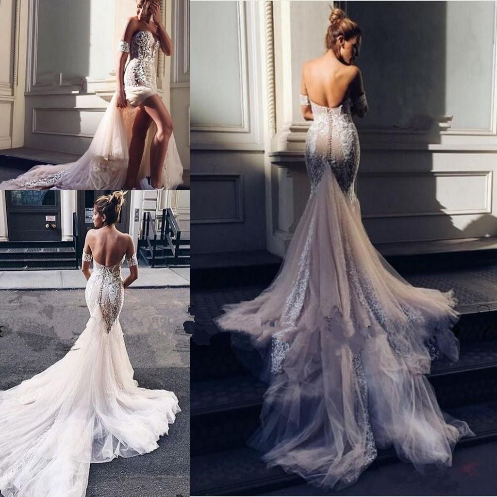 mermaid open back dress