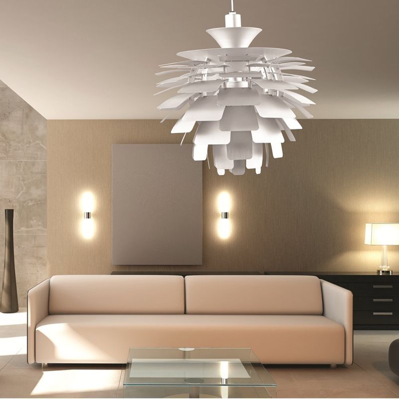 European Version Aluminum Ph Artichoke Ceiling Light Pendant Lamp