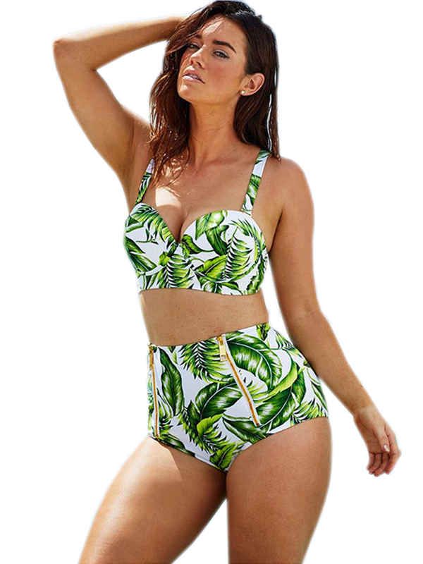two piece bikini plus size