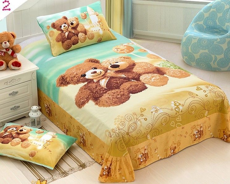 bed cover teddy bear