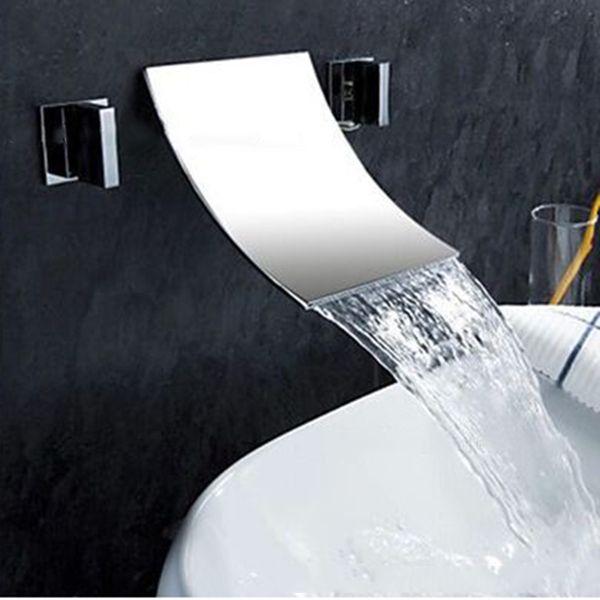 2020 Hot Tub Faucet Korean Wall Mounted Ceramic Valve Waterfall