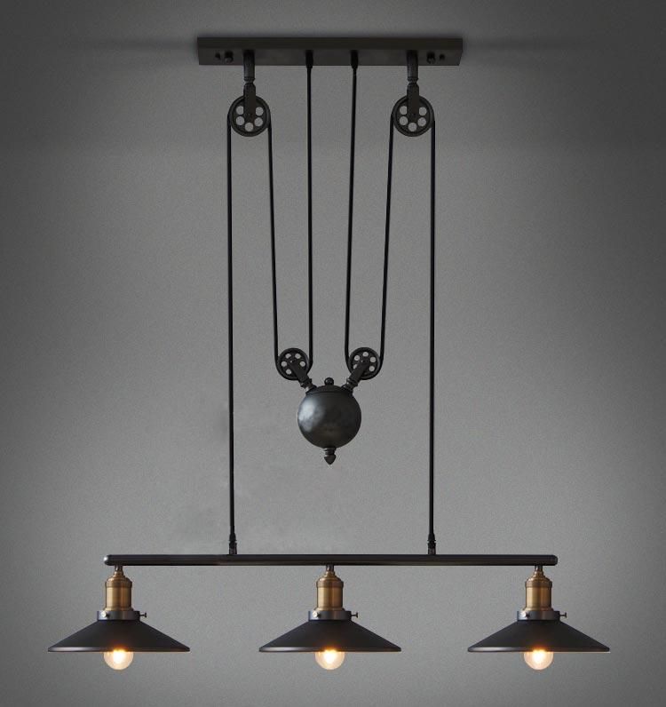 Vintage Loft Industrial Led American Country Ceiling Lamp Pendant
