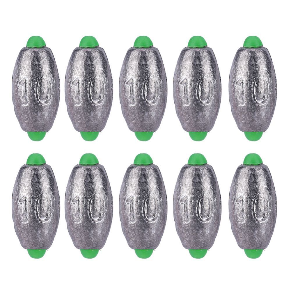 2020 4 5 7 10 15g Lead Weight Fishing Lead Sinker Mould Olive Shaped