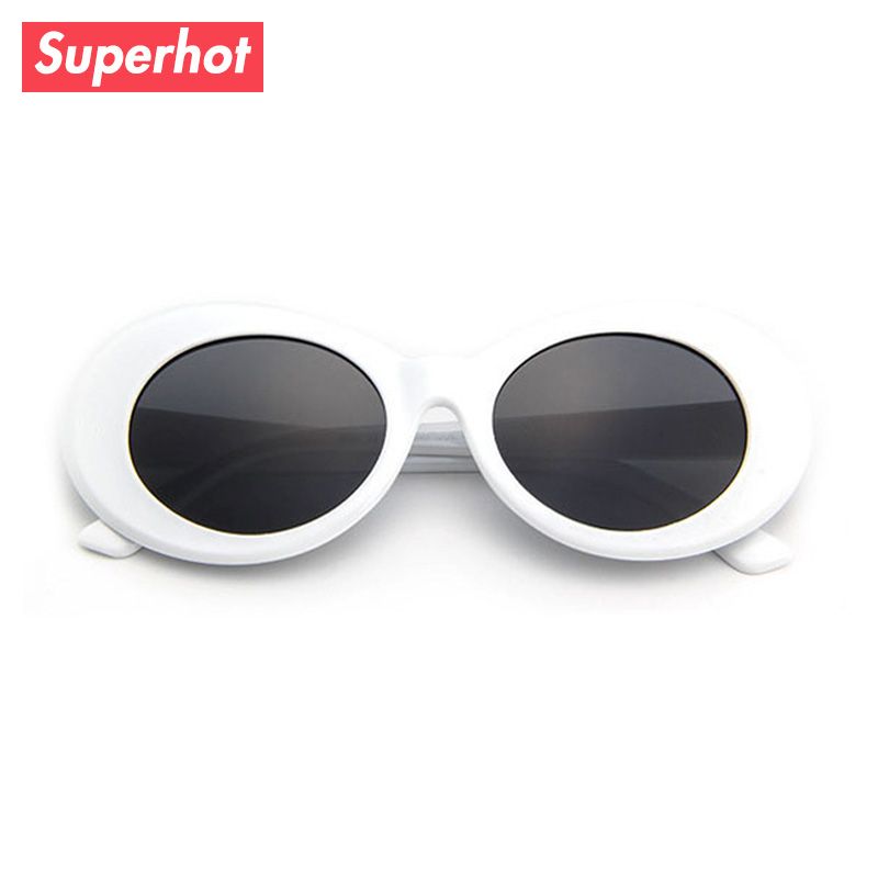 white retro sunglasses