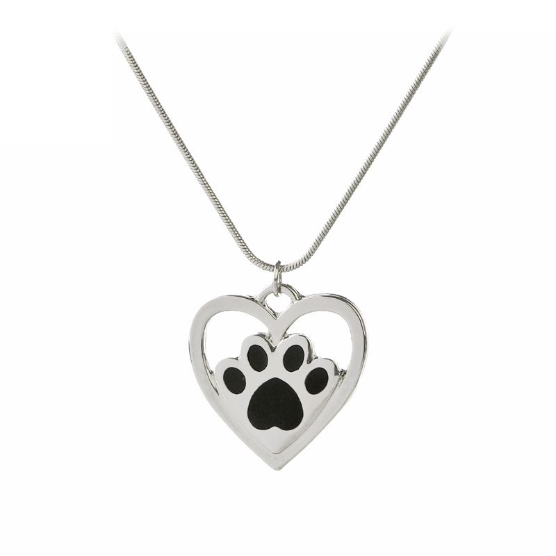 puppy pendant necklace