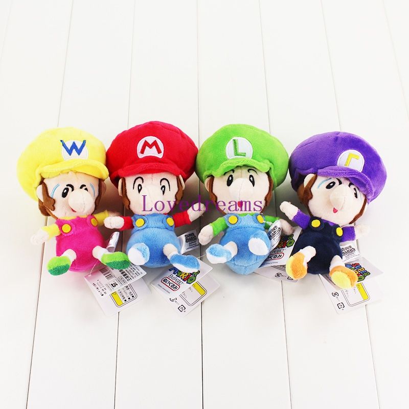 baby wario and baby waluigi plush