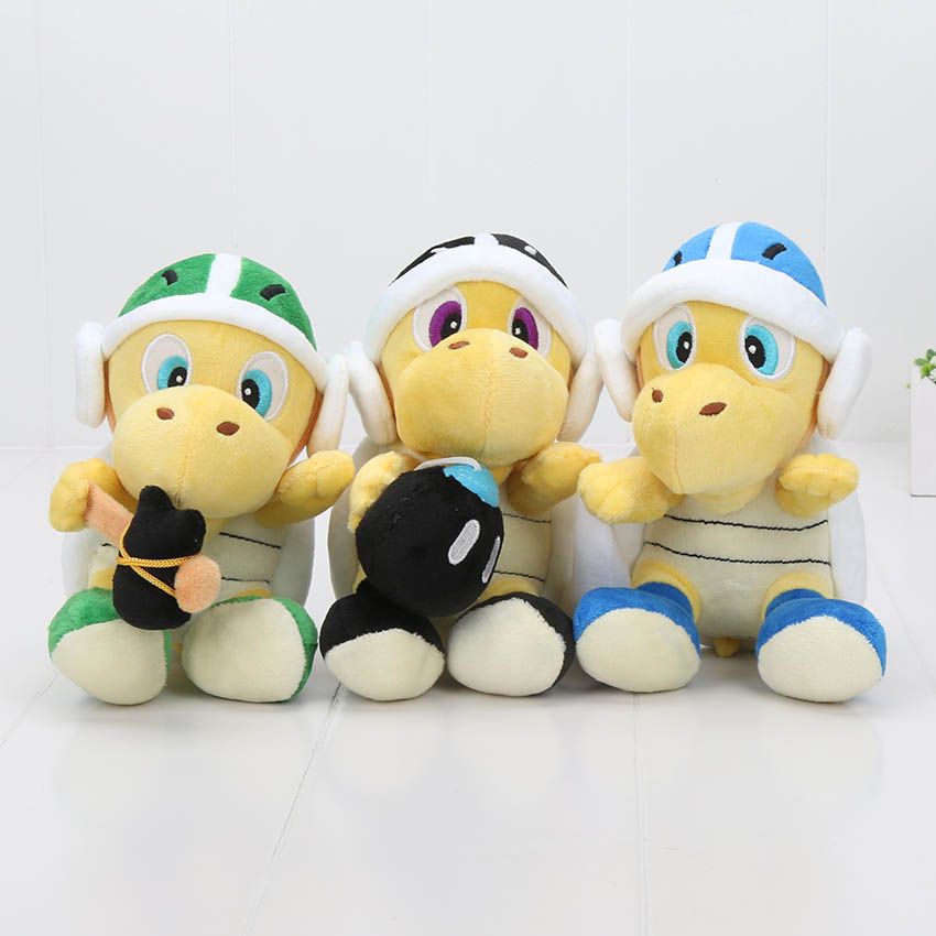 Super Mario Bros Koopa Troopa Brother Bomb Plush Doll Stuffed Toy 8" Xmas Gift 
