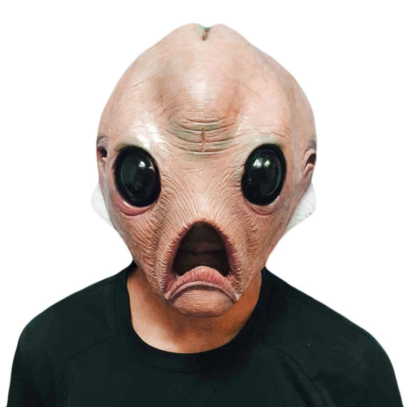 Daorier Alien Nouveauté Masque Latex pour Halloween Mascarade 1 Pcs 