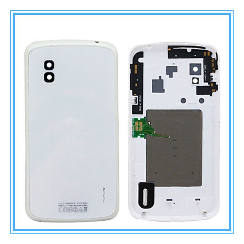 NFC Carcasa Posterior Nuevo LG Google Nexus 4 E960 Panel Trasero Cubierta De Batería Funda