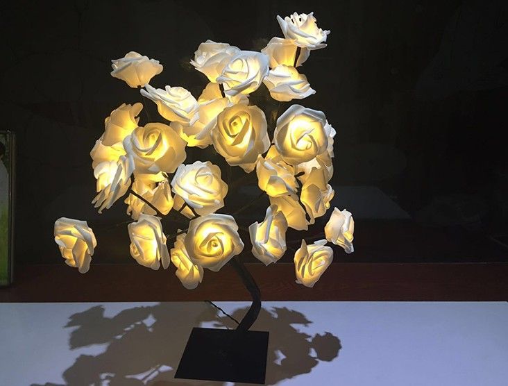 Compre Rosas Cama Faros Noche Luz Nina Corazon Habitacion