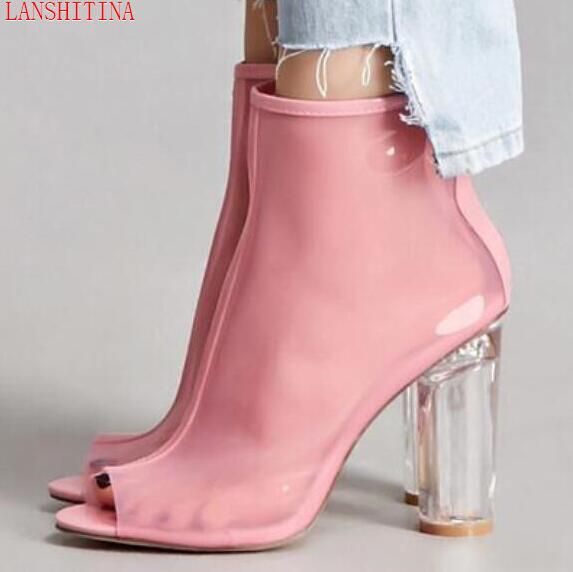 pvc ankle boots